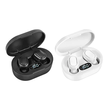 Слушалки TWS с led дисплей Безжични слушалки E7S Работят на всички безжични слушалки за смарт телефони, съвместими с Bluetooth 5.3