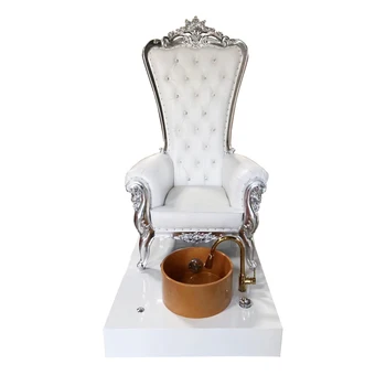 Продава се луксозна трона за спа и педикюрного стол с мивка нов стил
