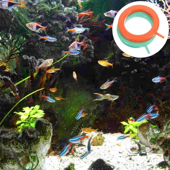 Аквариум с въздушни камъни, аквариум с малки мехурчета, за да проверите за барботажа