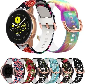 20 мм и Каишка за Смарт часа на Samsung Galaxy Watch Active2 40-44 мм Спортен гривна с Шестеренками Galaxy Watch 42 мм Huawei GT3 GT 3