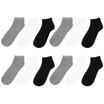 12 Чифта Спортни Чорапи за Мъже за Бягане, бързо съхнещи, Нескользящие, Абсорбиращи Потта, С Къса Тръба, Улично Кърпа, Спускане с Ниска Лодка, Дамски Чорапи