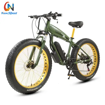 Модел E Dirt Bike, 26-инчов снежна дебела гума, планинско колоездене, Амортизация, Офроуд Електрически Мотор с литиево-йонна батерия