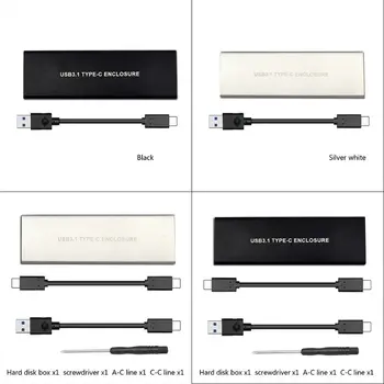 83XC Висококачествен Алуминиев твърд корпус USB 3.1 със скорост 10 gbps за 2,5 