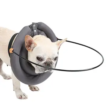 Шлейка за Слепи кучета, Безделник устройство за Колан домашни любимци, Регулируема за индивидуално напасване, Защитно пръстен за защита на вашия домашен любимец от сблъсъци