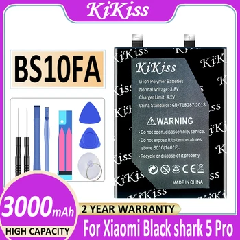 Оригинална Батерия KiKiss BS10FA 3000 ма За Мобилен телефон Xiaomi Black shark5 Pro shark 5 Pro Blackshark PAR-A0 KTUS-A0 Bateria