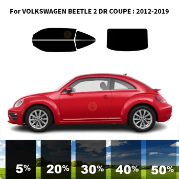 Предварително изработен комплект за UV-оцветяването на автомобилни прозорци от нанокерамики, автомобили фолио за прозорци на VOLKSWAGEN BEETLE 2 DR COUPE 2012-2019