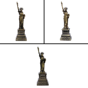 Забележителности САЩ Статуя от метал Модел Украса на масата Притурка Подарък за бродерия