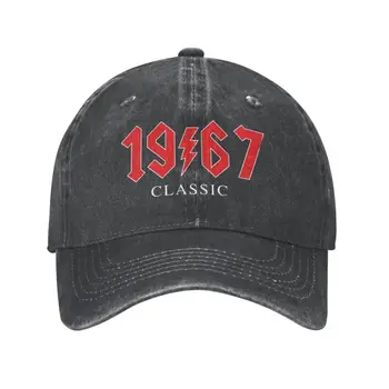 Пънк Памук 1967 година на раждане Забавни класически подаръци за рожден Ден бейзболна шапка Дамски мъжки дишаща шапка за татко Изпълнение