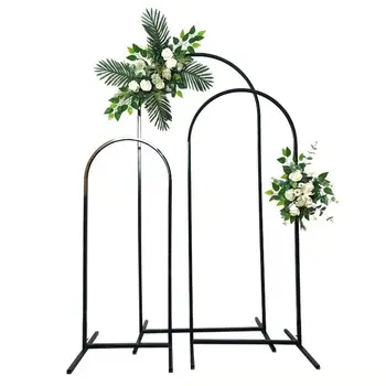 1 комплект = 3 бр. Сватбени арки от желязна тръба, n-образни стойки за цветя, сватбена метални подпори, фон, изкуствени цветя украса, арка Bac