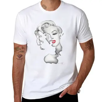 Красива тениска с образа на Мерилин Монро, риза с домашен любимец принтом за момчета, летни блузи, мъжки дрехи