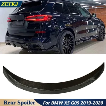 ZETKJ X5 G05 Авто Заден спойлер От въглеродни влакна, Средната Броня, Комплекти багажник За BMW X5 G05 Модификация 2019-2020