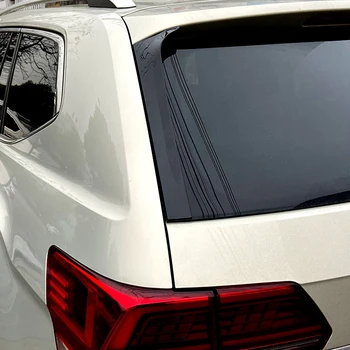 Страничен спойлер на задния прозорец на Автомобила, Спойлери, Ивица на предното стъкло, черен гланц, авточасти за Volkswagen VW Teramont Atlas 2017-2019