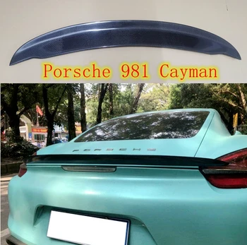 Спойлер за Porsche 981 Cayman, Boxster 2013 2014 2015 2016 Висококачествени карбоновые спойлери за броня