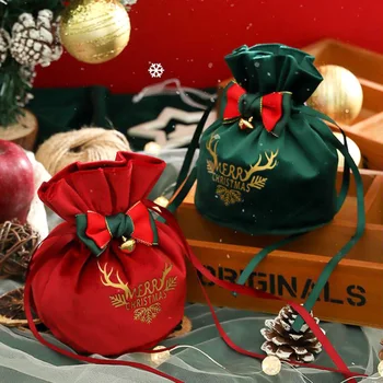 Коледни Пакети за опаковане на бонбони Apple, Нови тъканни чанти на съвсем малък, творчески висящи украшения на Коледно парти