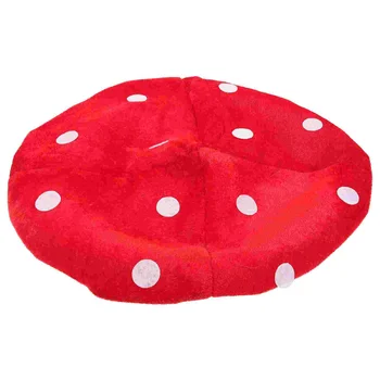 Червена Гъба шапка, Забавна празнична шапка, шапка в стил Лолита 
