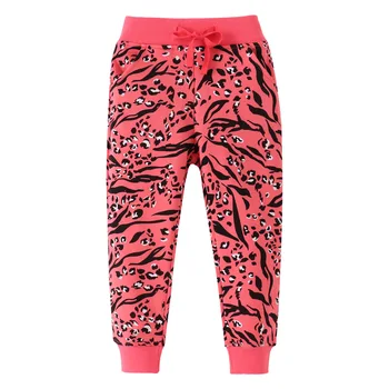 Пролетно-есенни нови детски спортни панталони с шарките на зебра за момчета и момичета, памучни панталони за почивка на открито