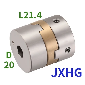 JXHGstainless steel D20L21.4cross slider coupling точност ръководят двигател на прът, алуминиева бронзова подплата, регулиране на эксцентриковой съединители