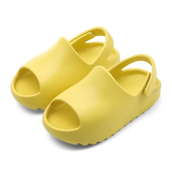 MODX Летни Сандали За момчета и Момичета, Дишащи обувки за ходене, Градински натоварват дебела подметка, домашни чехли за деца за игри в банята