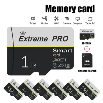 SD 1 TB Micro TF Mini SD Карти 256 GB, 512 GB И 128 GB TF Карта памет Cartao De Memoria Смартфон/nintendo Switch Безплатна Доставка