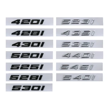 3D ABS Модификация на Автомобила Икона на Задния Багажник Букви Номер на Стикер За 420i 428i 430i 520i 523i 525i 530i 540i G26 F36 G30 G31