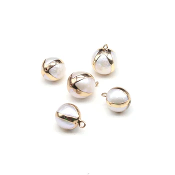 1 бр. Висулки от естествени перли, с неправилна форма, сладководни перли в бароков стил за бижута, колие