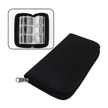 Самостоятелна многофункционална чанта за карти от PVC, преносима камера, чанта за съхранение на карти CF, чанта за карти с памет SD