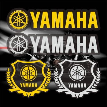 1 бр. Метален стикер Yamaha Лого Стикер на резервоар на мотоциклет, Сребърен,златен, черен 5x5,5 см