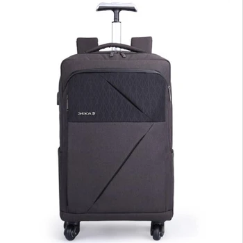 Чанта-раница за багаж с колела, мъжки пътна чанта за количка, раница на колела за бизнес, ръчния багаж, раница на колела, куфар количка