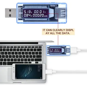 Преносим цифров USB-тестер професионален преносим детектор на капацитета на батерията, мултицет, захранване за фабрично лаборатория