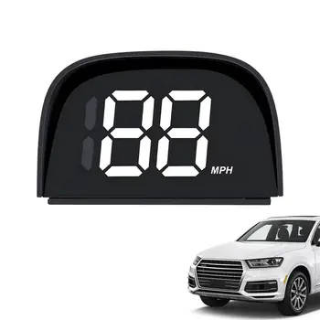 Предупредителен дисплей За кола Auto Speed Авто Hud GPS за измерване на Скоростта Предупреждение за превишаване на скоростта Измерване на пробег Hud Дисплей за измерване на скоростта