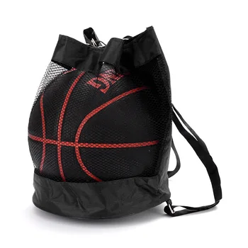 Малка баскетболно чанта, Мрежест сгъваем топката на съвсем малък, чанта за спортни съоръжения, Футболна спортна чанта за Волейбол, Бейзбол, плуване или на плажа
