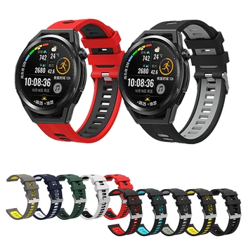 20/22 мм в два цвята каишка за часовник Amazfit GTR4/GTS4 Mini SmartWatch, която замества спортен каишка-гривна за Huawei Watch 4/4 Pro/GT3