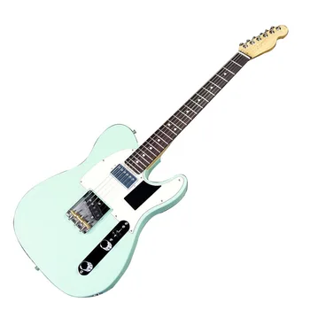Американският изпълнител Tl ХМ Satin Surf Green електрическа китара, същата като на снимките