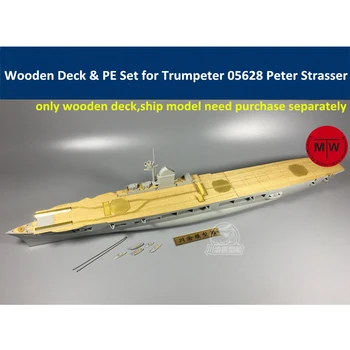 Дървена Deca в мащаб 1/350 комплект за Ъпгрейд PE за Trumpeter 05628 DKM Peter Strasser Model Комплекти с Веригата