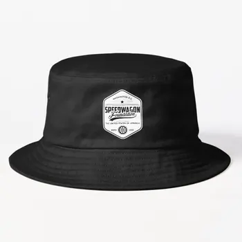Фондация Speedwagon Ретро-риза с кофа цвят, широка шапка, рыбье слънцето, улични и хип-хоп ежедневни черни шапки, модерни спортни евтини мъжки шапки за момчета