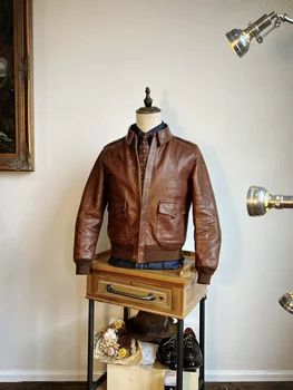 Есен мъжко палто от изкуствена кожа приливи и отливи, однотонное палто, джобове с цип, градинска дрехи, удобни кожени якета за творчество и отдих 21Z1468