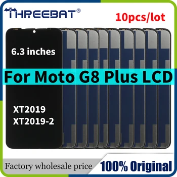 10 бр./лот на едро, LCD дисплей AAA качество за Motorola Moto G8 Plus, LCD дисплей XT2019, XT2019-2, сензорен екран