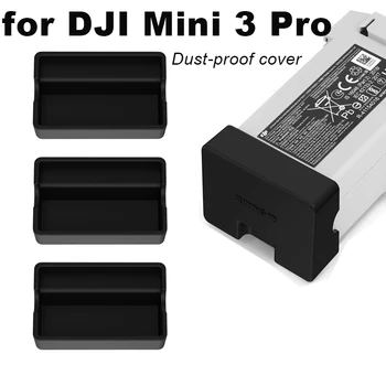 3 бр., капак на отделението за батерията за DJI Mini Pro 3, защита на порта за зареждане, Пылезащитная мъниче, Защитна капачка за батерия на Дрона DJI, Аксесоари за акумулаторни батерии