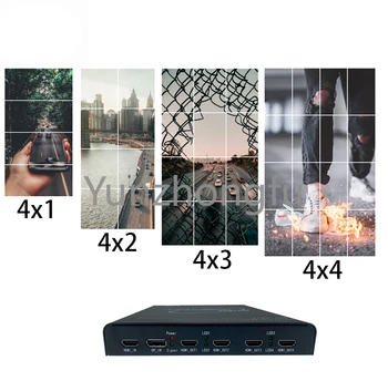 4x4 2x3 3x5 HD Многоэкранный удължител Bitvisus 1x4 дървен материал 2x2 3x4 2x6 професионален видеостенный контролер 4k 8k 60hz