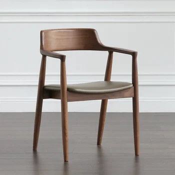 Творческа минималистичное стол Nordic Lounge Грим Съвременно Кожен Стол за възрастни Модерен Дизайн на Офис мебели Sillasn Homes