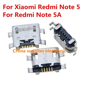 20 бр.-200 бр. Конектор Micro USB за зареждане, жак за Xiaomi Redmi Note 5 за Redmi Note 5A
