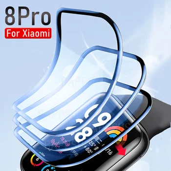 1/5 бр. 3D Извити Гидрогелевая филм за Xiaomi Mi Band 8 Pro С Пълно Покритие Защитно Фолио за екрана Mi Band8 Pro 8Pro, Не Стъклена