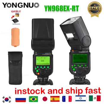 YONGNUO YN968N II YN968EX-RT до tll HSS Speedlite с led Подсветка + триггерный предавател 2,4 G Безжична Slr светкавица за фотоапарат Canon