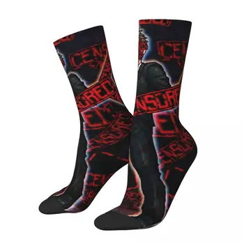 Хип-хоп, Ретро Сготвени Цензурира Луди Мъжки компресия чорапи Унисекс Lobotomy Corporation Harajuku С шарките на Екипажа, Чорапи за момчета, подарък