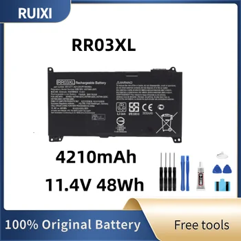 RUIXI Оригинална Батерия за лаптоп 11,4 V, 48Wh RR03XL За ProBook 430 440 450 455 470 G4 G5 HSTNN-PB6W HSTNN-UB7C HSTNN-LB71