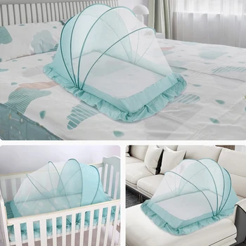 Класическа mosquito net за яслите, Инсталиране на детска юрти, Затемняющая mosquito net, Преносима Сгъваема цифрово шифрирана детска mosquito net