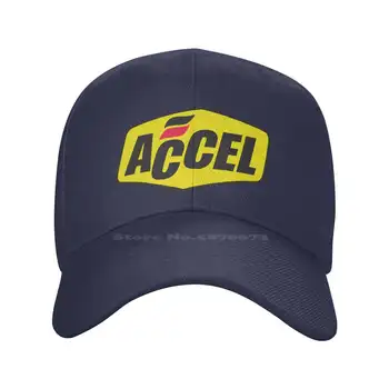 Модерен висококачествен деним, шапка с логото на Accel, вязаная капачка, бейзболна шапка