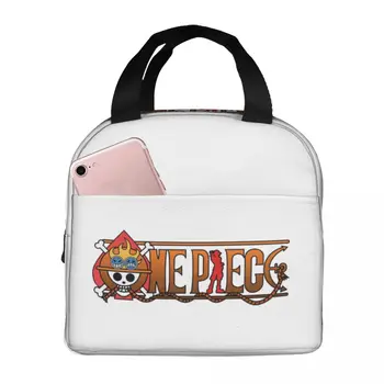 Чанта за обяд с логото на Ace One Piece, преносими чанти за пикник, термосумка-хладилник, обяд-бокс, чанта за обяд за жени, работа, деца, училище