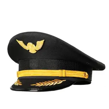 Авиационна Шапка Пилот Единни шапка Работен Самолет Мъжки Военна Пролетно бродерия