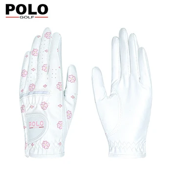 Няколко нови ръкавици за голф, дамски спортни ръкавици с корейски принтом, тъкани от изкуствена микрофибър, защита от слънцето и износоустойчивост ръкавици